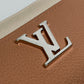 LOUIS VUITTON M67540 Zippy Lock Me Long Wallet Leather Women's Rose Sowa Quartz Orange Beige