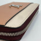 LOUIS VUITTON M67540 Zippy Lock Me Long Wallet Leather Women's Rose Sowa Quartz Orange Beige
