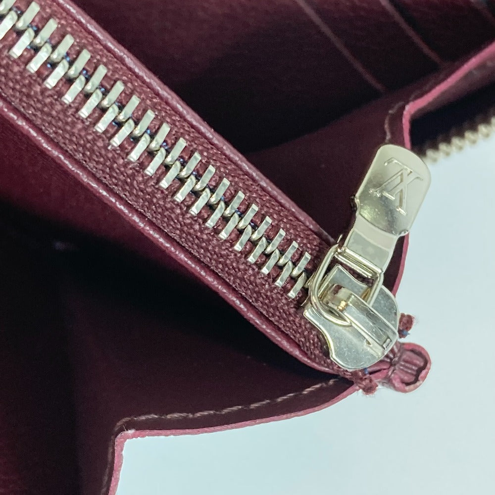 LOUIS VUITTON M67540 Zippy Lock Me Long Wallet Leather Women's Rose Sowa Quartz Orange Beige