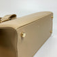 Salvatore Ferragamo BA214178 Vara Ribbon Bag, 2-Way Shoulder/Handbag, Leather, Women's, Beige