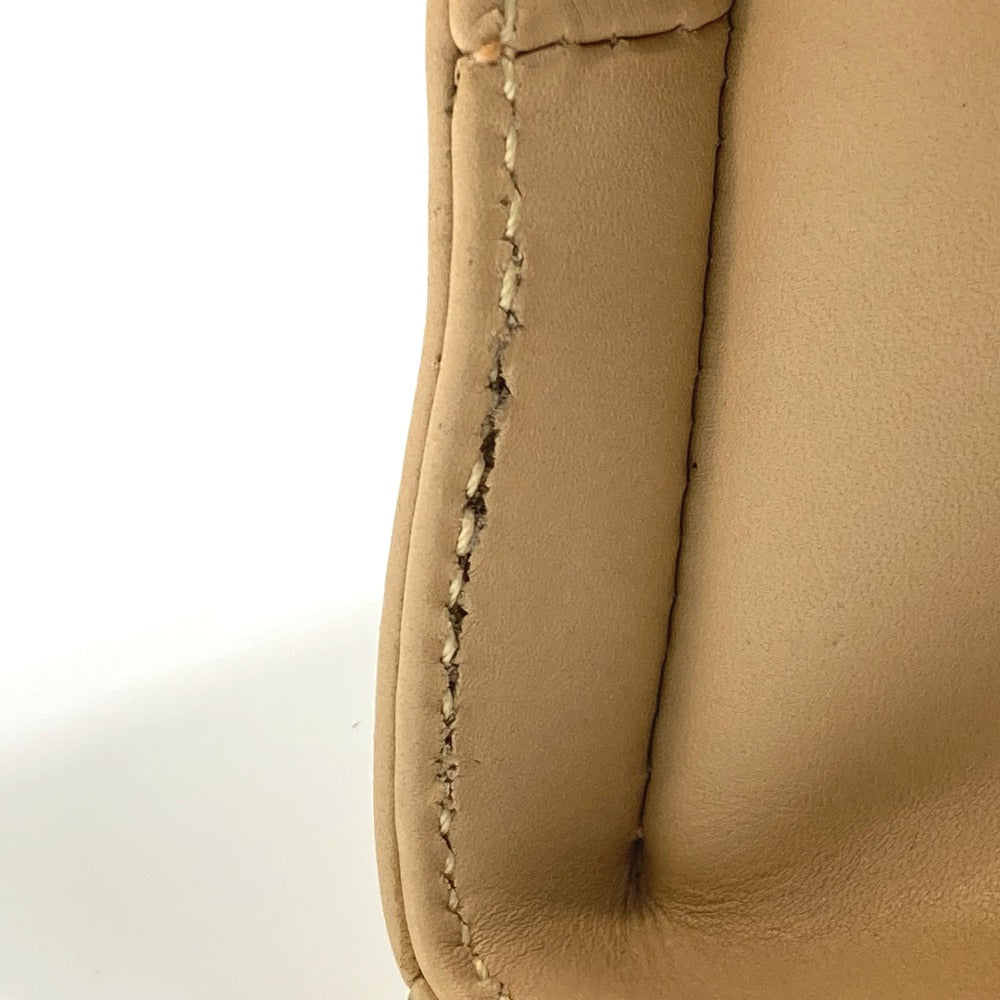 Salvatore Ferragamo BA214178 Vara Ribbon Bag, 2-Way Shoulder/Handbag, Leather, Women's, Beige
