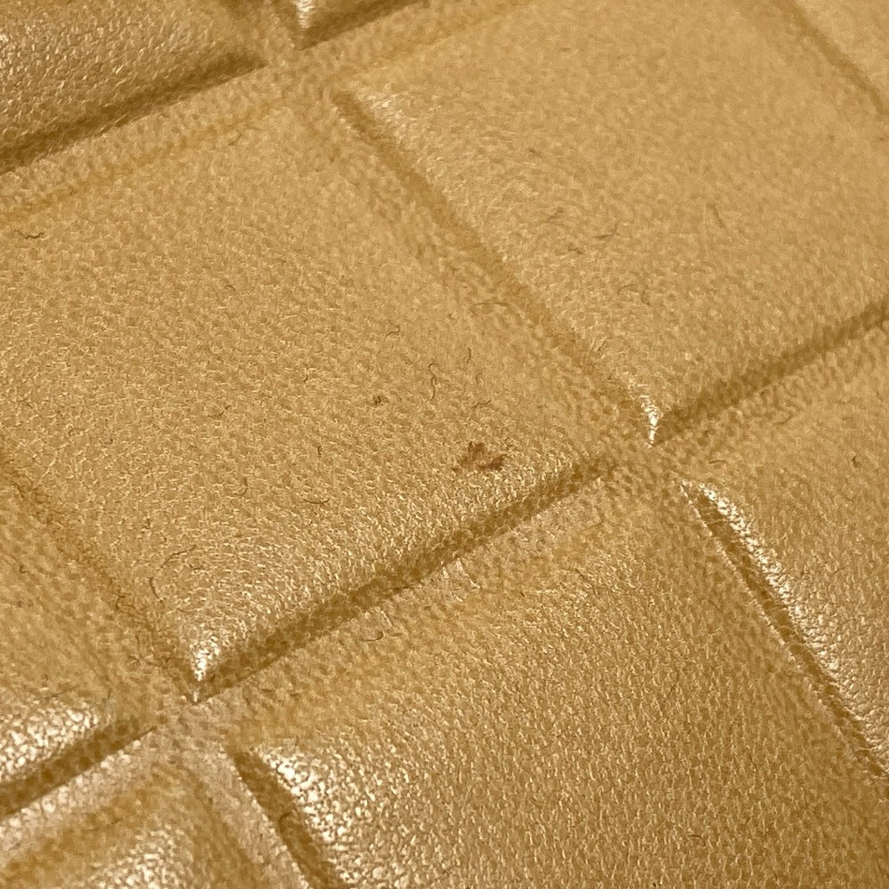 CHANEL A17809 CC Coco Mark Chocolate Bar Bag, Semi-Shoulder Handbag, Shoulder Tote Bag, Calfskin, Women's, Beige