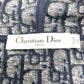 Dior 123R02A4022 オブリーク フリースショートドレス パーカー フード付き ワンピース コットン レディース ネイビー
