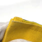 HERMES New Yachting Pouch GM Canvas Pouch Women's Yellow