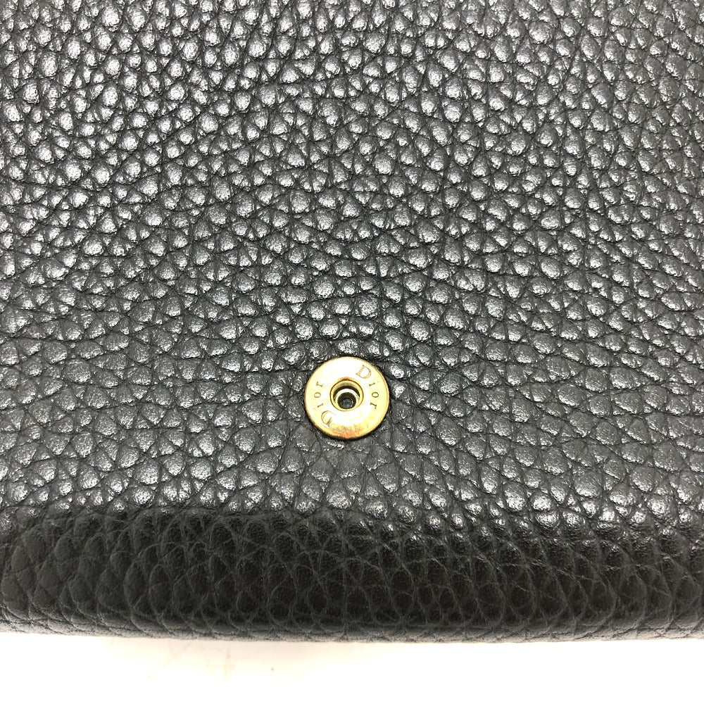 Dior ロゴ/斜め掛け JADIOR カバン チェーンウォレット ショルダーバッグ レザー レディース ブラック - brandshop-reference