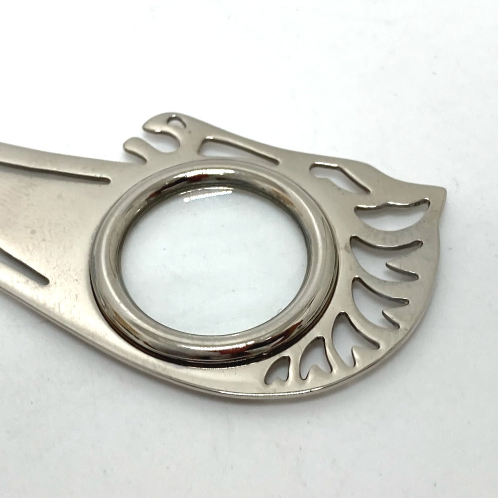 HERMES ホースモチーフ シュバル 馬 ルーペ ブックマーカー 雑貨 ステンレス ユニセックス シルバー - brandshop-reference