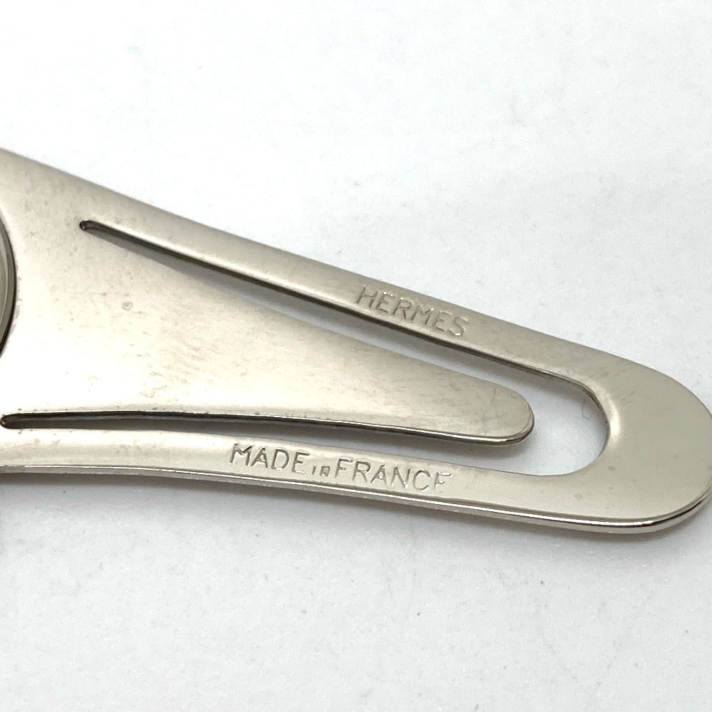 HERMES ホースモチーフ シュバル 馬 ルーペ ブックマーカー 雑貨 ステンレス ユニセックス シルバー - brandshop-reference