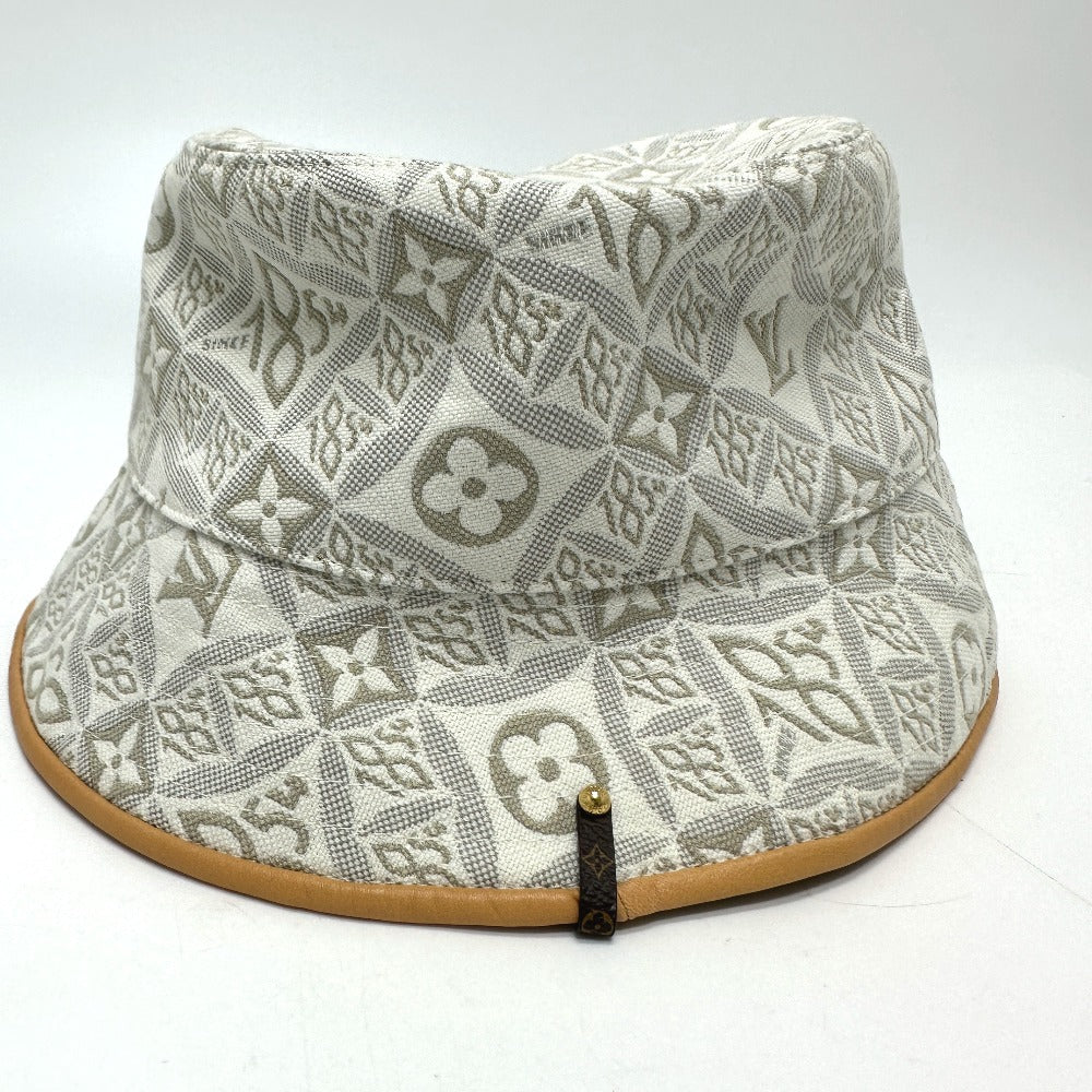 LOUIS VUITTON M77440 シャポーモノグラム ジャカード ハット コットン ユニセックス ベージュ系