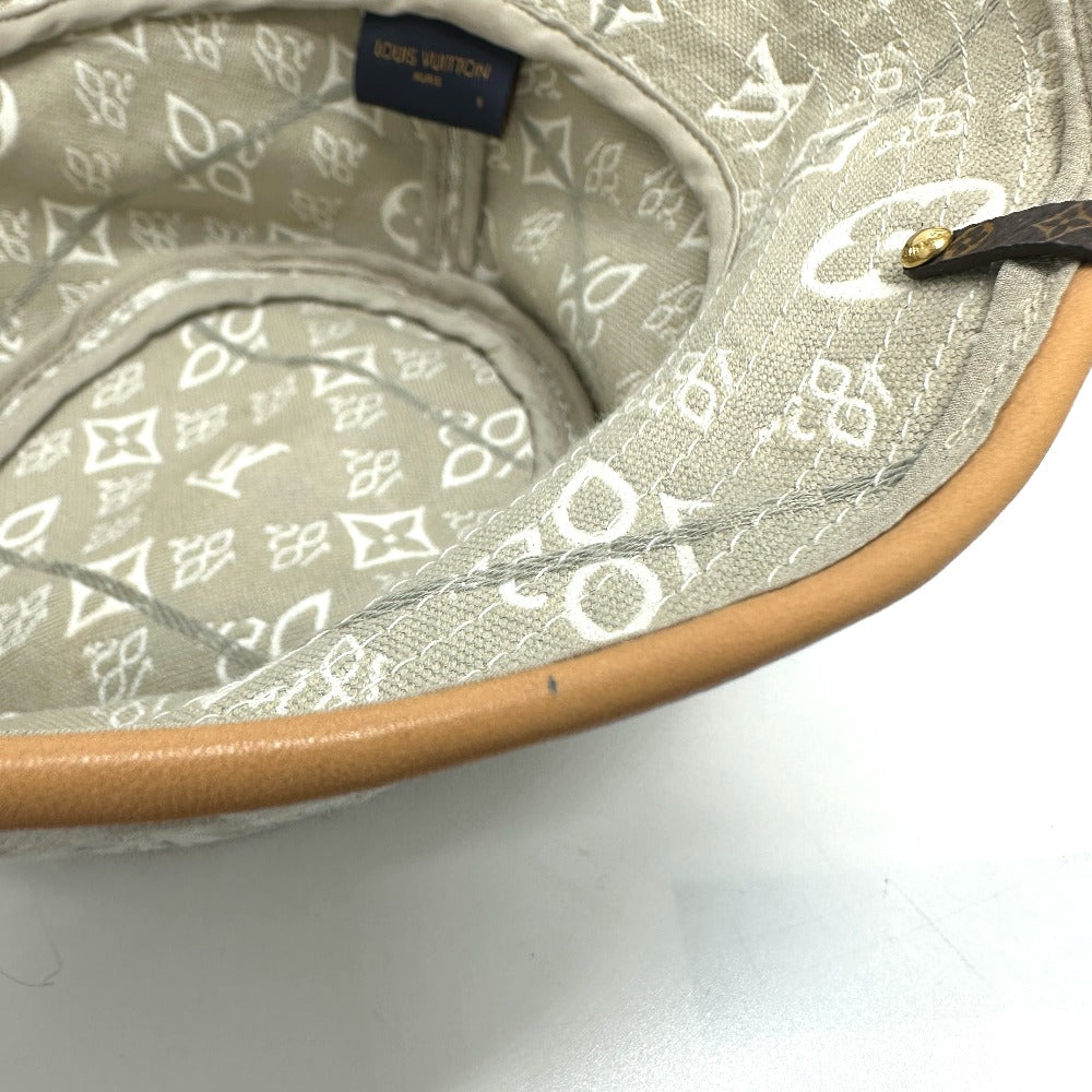 LOUIS VUITTON M77440 シャポーモノグラム ジャカード ハット コットン ユニセックス ベージュ系