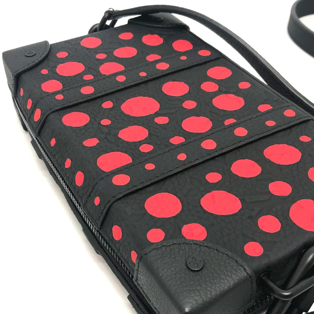 LOUIS VUITTON M81905 モノグラム ドット ソフトトランク ウォレット LV × YK ショルダーバッグ トリヨンレザー メンズ ブラック - brandshop-reference