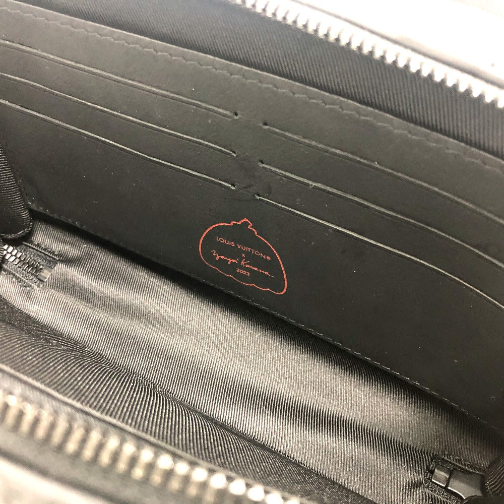 LOUIS VUITTON M81905 モノグラム ドット ソフトトランク ウォレット LV × YK ショルダーバッグ トリヨンレザー メンズ ブラック - brandshop-reference