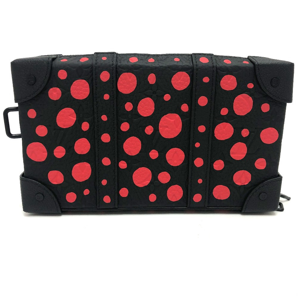 LOUIS VUITTON M81905 モノグラム ドット ソフトトランク ウォレット LV × YK ショルダーバッグ トリヨンレザー メンズ ブラック - brandshop-reference