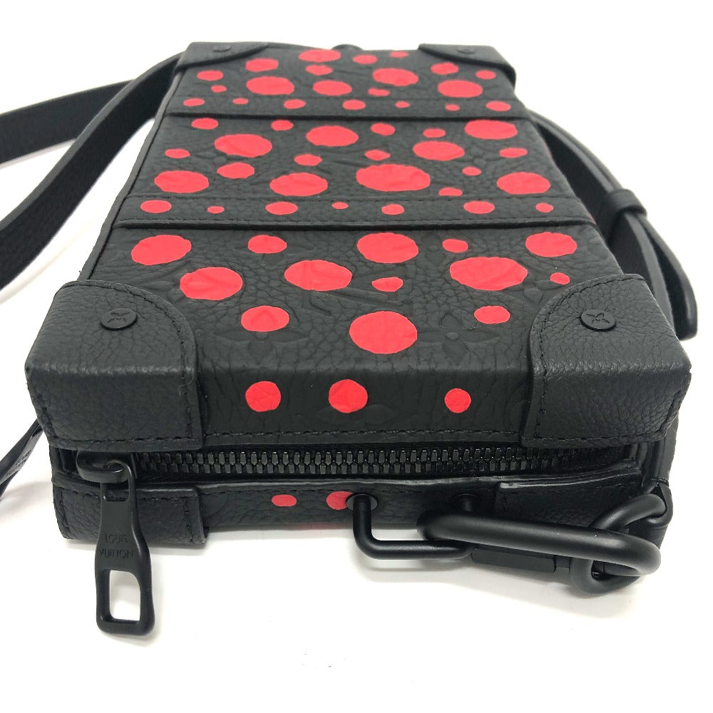 LOUIS VUITTON M81905 モノグラム ドット ソフトトランク ウォレット LV × YK ショルダーバッグ トリヨンレザー メンズ ブラック - brandshop-reference