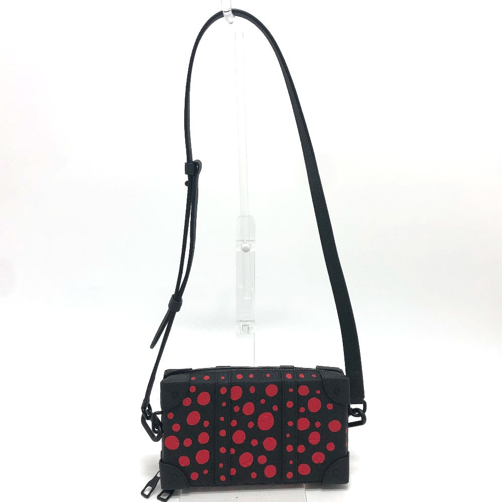 LOUIS VUITTON M81905 モノグラム ドット ソフトトランク ウォレット LV × YK ショルダーバッグ トリヨンレザー メンズ ブラック - brandshop-reference