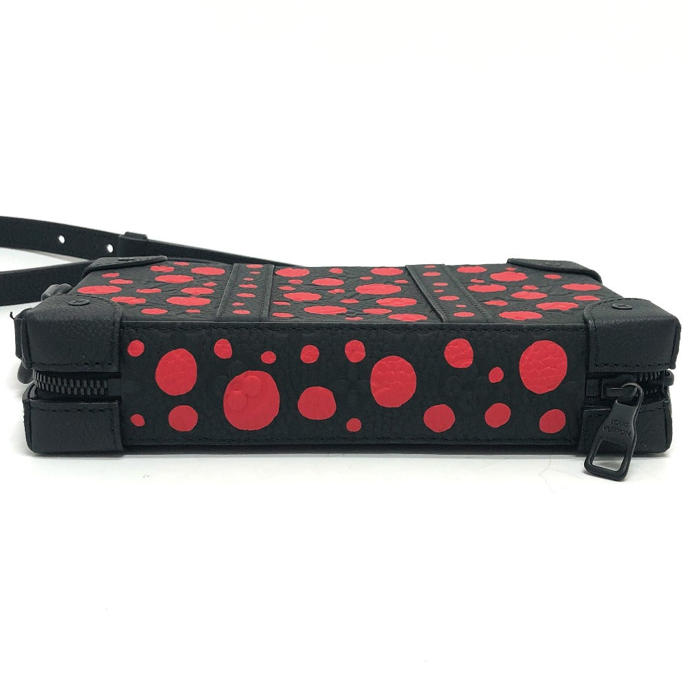 LOUIS VUITTON M81905 モノグラム ドット ソフトトランク ウォレット LV × YK ショルダーバッグ トリヨンレザー メンズ ブラック - brandshop-reference