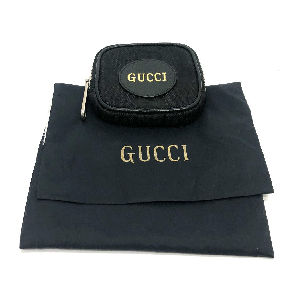 GUCCI 645060 GG Off the Grid Wallet/Coin Case in GG Canvas, Men's, Black