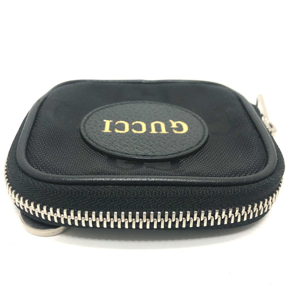 GUCCI 645060 GG Off the Grid Wallet/Coin Case in GG Canvas, Men's, Black