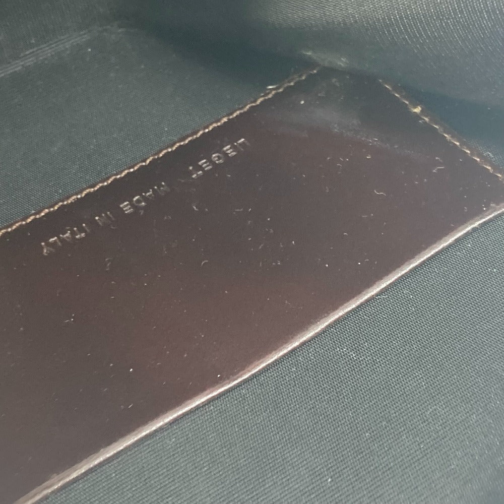 BVLGARI ロゴマニア ポシェット ラウンド カバン 斜め掛け ショルダーバッグ キャンバス/レザー レディース ブラウン - brandshop-reference