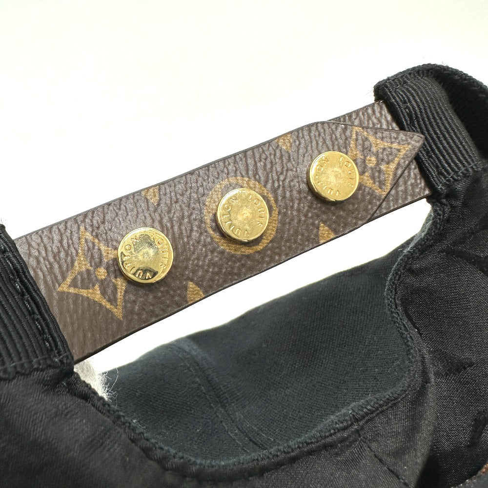 LOUIS VUITTON M76947 プレイ フラワー 刺繍 キャップ コットン レディース ブラウン - brandshop-reference