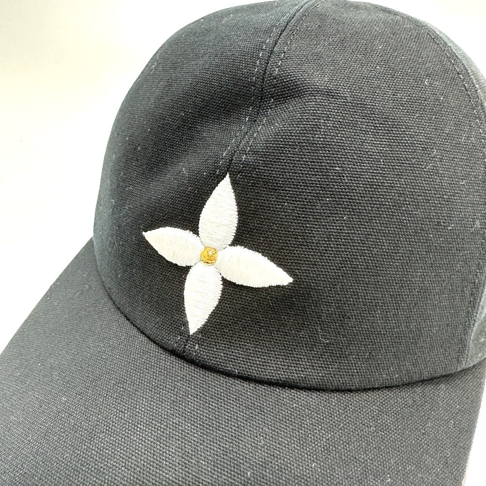 LOUIS VUITTON M76947 プレイ フラワー 刺繍 キャップ コットン レディース ブラウン - brandshop-reference