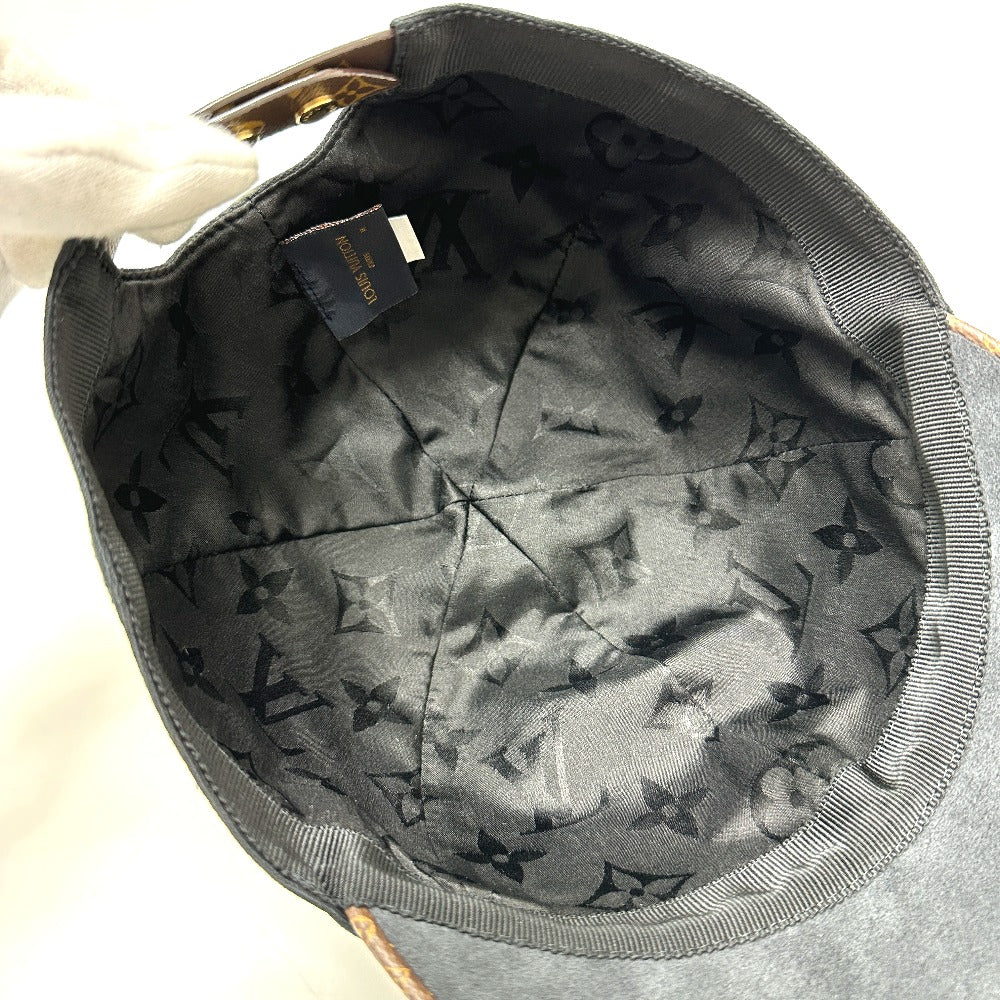 LOUIS VUITTON M76947 プレイ フラワー 刺繍 キャップ コットン レディース ブラウン - brandshop-reference