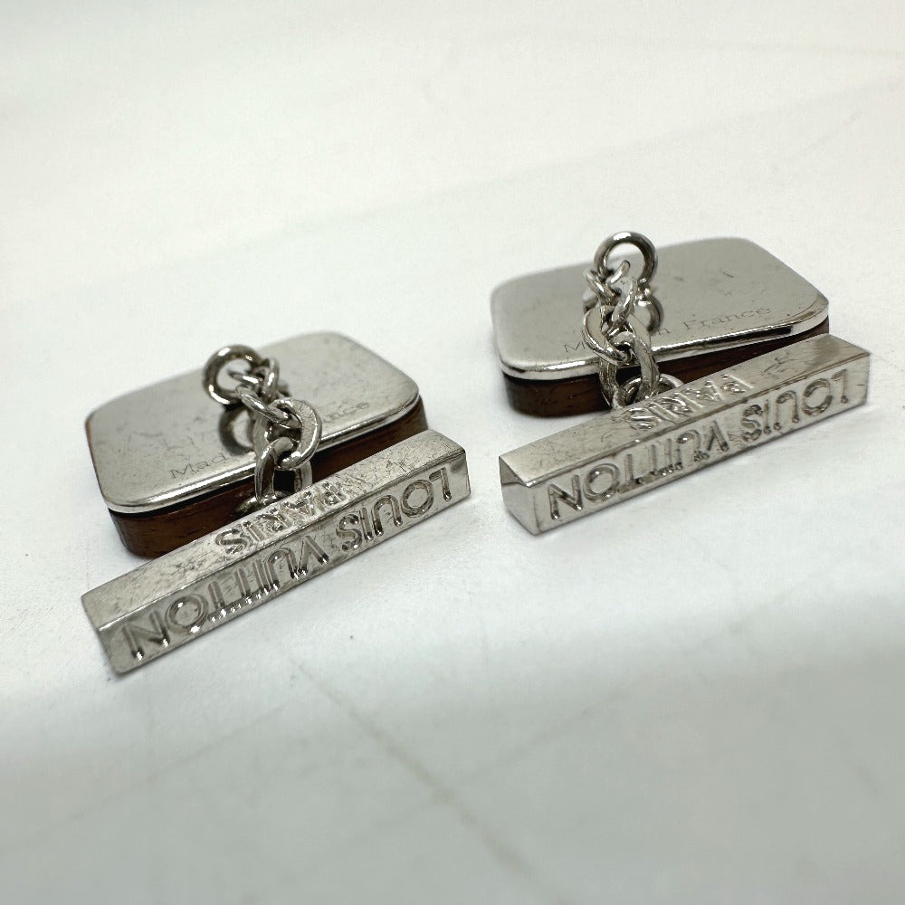 LOUIS VUITTON LVロゴ アクセサリー カフス ウッド メンズ ブラウン - brandshop-reference