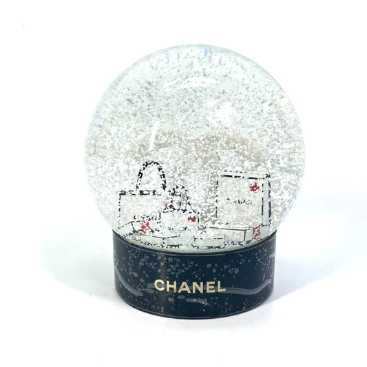 CHANEL ココマーク CC 2019年限定 ショッピングバッグ ショッパー ノベルティ ラージサイズ スノードーム ガラス レディース