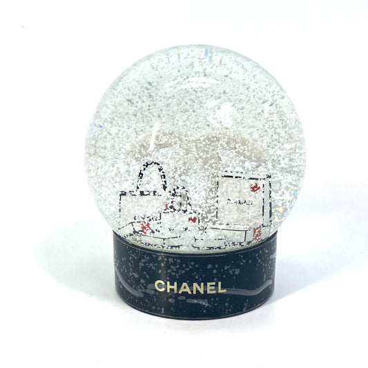 CHANEL ココマーク CC 2019年限定 ショッピングバッグ ショッパー ノベルティ ラージサイズ スノードーム ガラス レディース