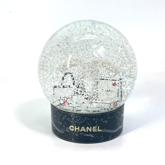 CHANEL ココマーク CC 2019年限定 ショッピングバッグ ショッパー ノベルティ ラージサイズ スノードーム ガラス レディース