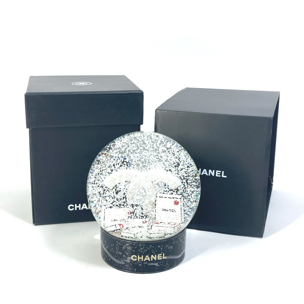 CHANEL ココマーク CC 2019年限定 ショッピングバッグ ショッパー ノベルティ ラージサイズ スノードーム ガラス レディース - brandshop-reference