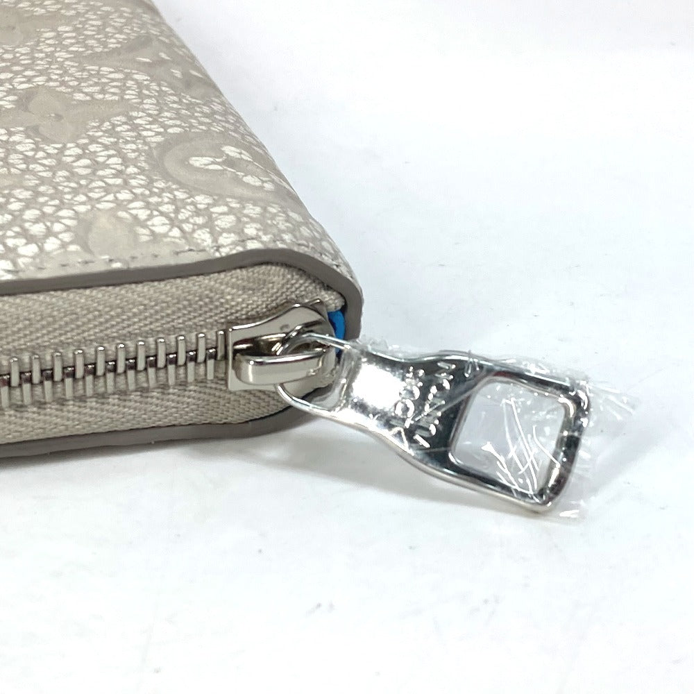 루이비통 M81573 모노그램 지피 지갑 세로형 라운드 지퍼 장지갑 토리옹 가죽 남성 그레이