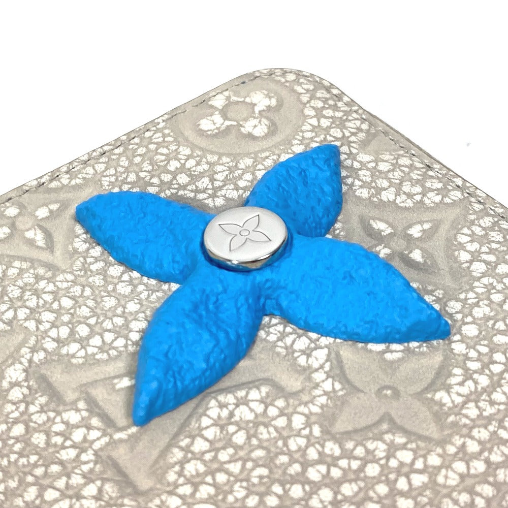 루이비통 M81573 모노그램 지피 지갑 세로형 라운드 지퍼 장지갑 토리옹 가죽 남성 그레이