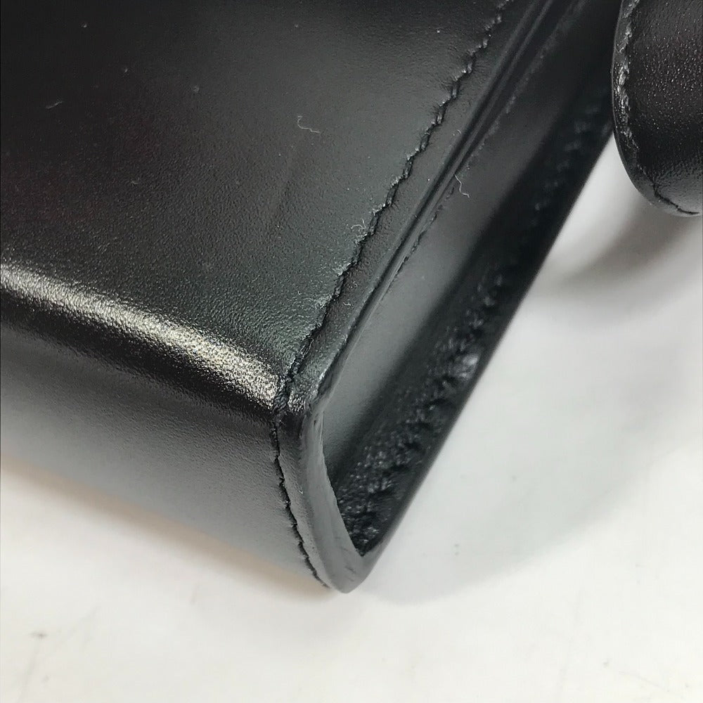 Christian Dior ポシェット カバン クロスボディ フォンケース ウルトラメッセンジャー 斜め掛け ショルダーバッグ レザー メンズ ブラック - brandshop-reference