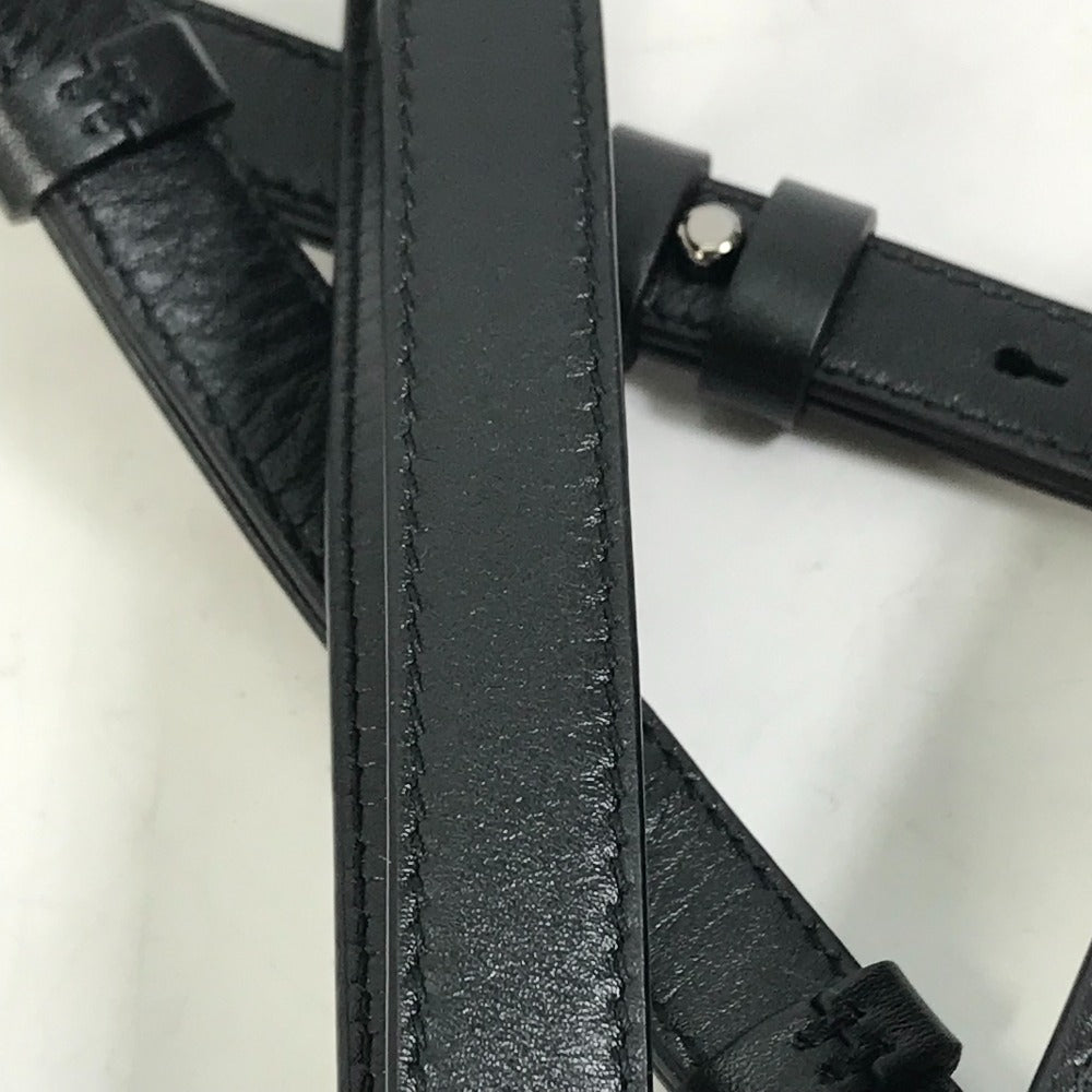 Christian Dior ポシェット カバン クロスボディ フォンケース ウルトラメッセンジャー 斜め掛け ショルダーバッグ レザー メンズ ブラック - brandshop-reference