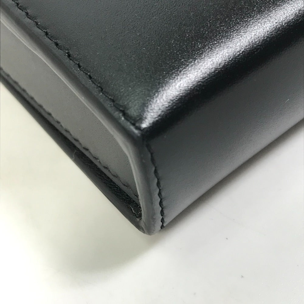 Christian Dior ポシェット カバン クロスボディ フォンケース ウルトラメッセンジャー 斜め掛け ショルダーバッグ レザー メンズ ブラック - brandshop-reference