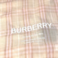 BURBERRY 8011095 Check Logo Stole/Shawl/Fringe Scarf/Cashmere Women's Pink/Beige