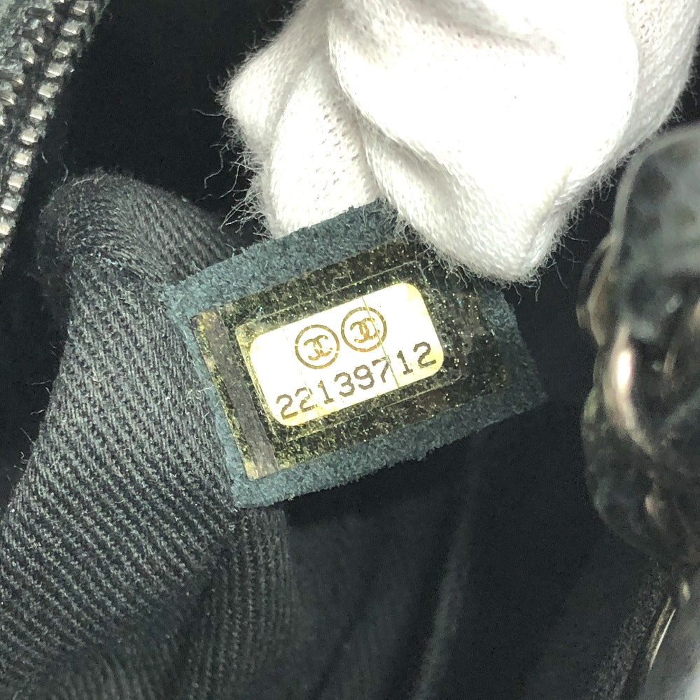 CHANEL CC ココマーク トートバッグ チェーンバッグ カバン ハンドバッグ ショルダーバッグ キャビアスキン レディース グレー - brandshop-reference