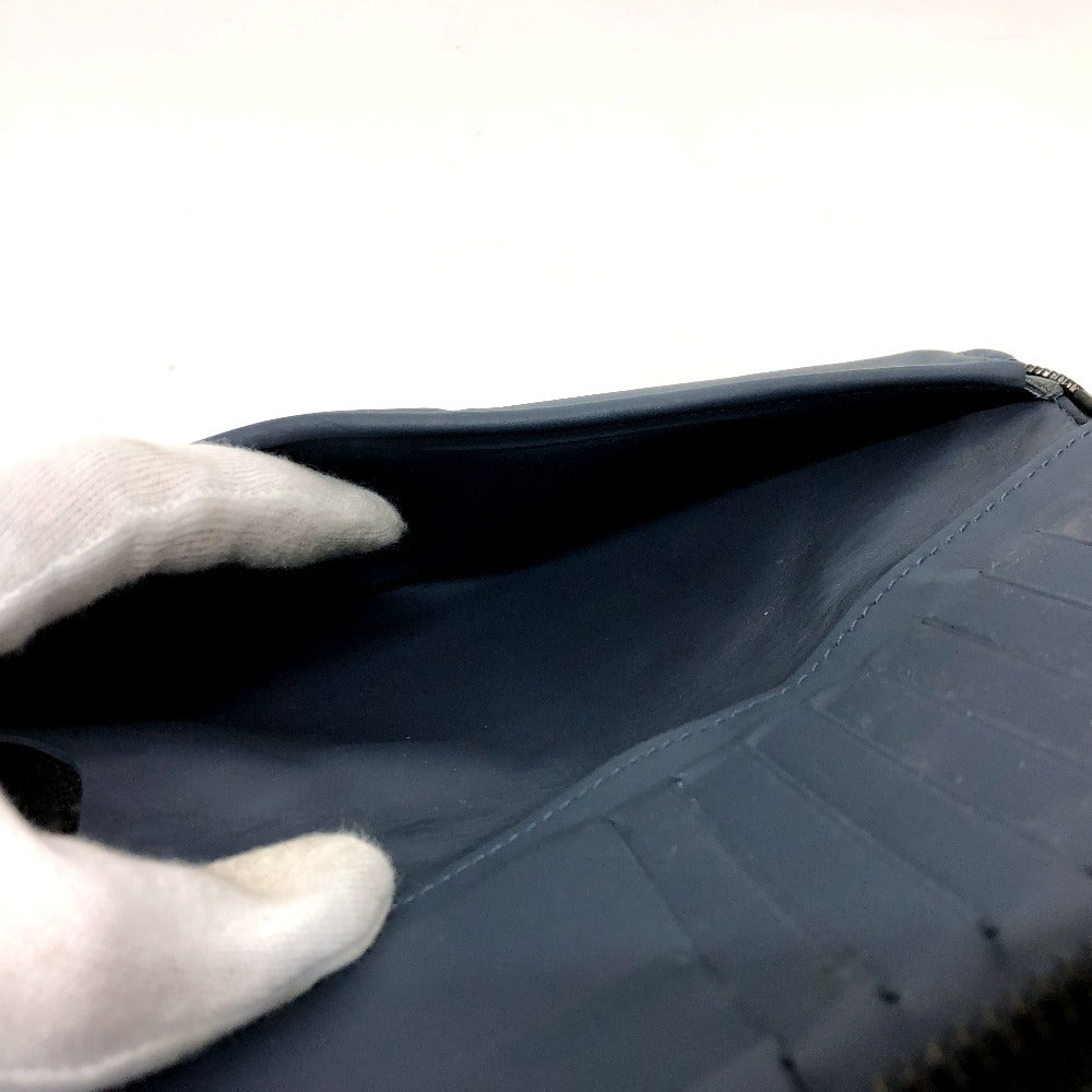 LOUIS VUITTON M82322 モノグラムシャドウ ジッピーウォレット ヴェルティカル 長財布 モノグラムシャドウレザー メンズ ネイビー - brandshop-reference