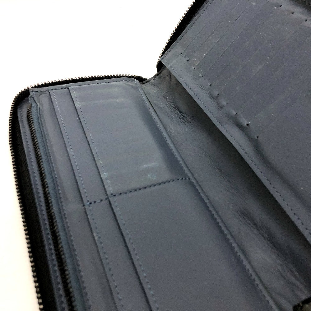 LOUIS VUITTON M82322 モノグラムシャドウ ジッピーウォレット ヴェルティカル 長財布 モノグラムシャドウレザー メンズ ネイビー - brandshop-reference