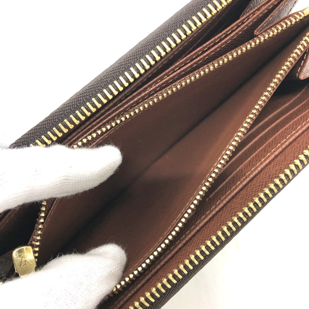 LOUIS VUITTON M42616 モノグラム ジッピー ウォレット ラウンドファスナー 長財布 モノグラムキャンバス レディース ブラウン