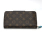 LOUIS VUITTON M42616 モノグラム ジッピー ウォレット ラウンドファスナー 長財布 モノグラムキャンバス レディース ブラウン