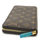 LOUIS VUITTON M42616 モノグラム ジッピー ウォレット ラウンドファスナー 長財布 モノグラムキャンバス レディース ブラウン