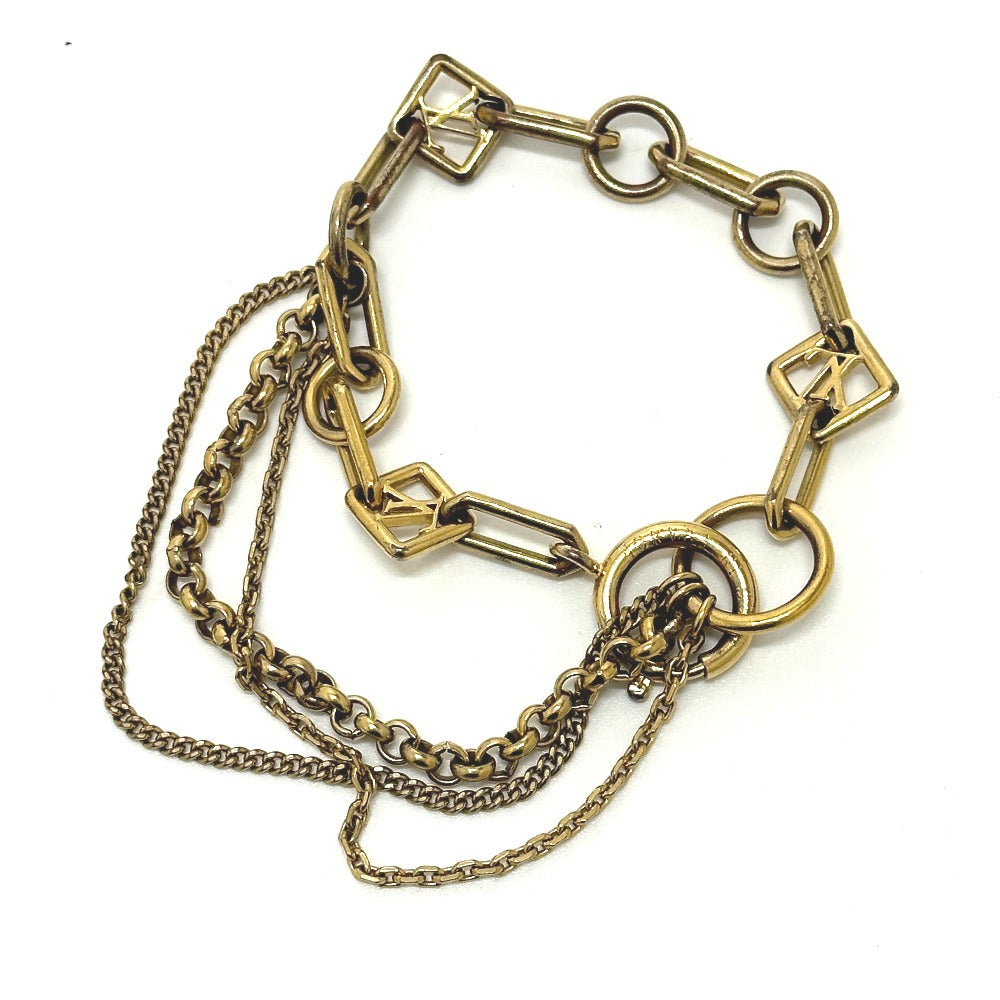 LOUIS VUITTON M65362 ブラスレ シェーヌ ベガス チェーン ブレスレット GP レディース ゴールド