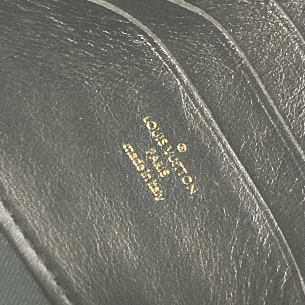 LOUIS VUITTON M81398 モノグラム バブルグラム ウォレットオンストラップ 長財布 斜め掛け クラッチバッグ 2WAYバッグ ショルダーバッグ レザー レディース ブラック - brandshop-reference