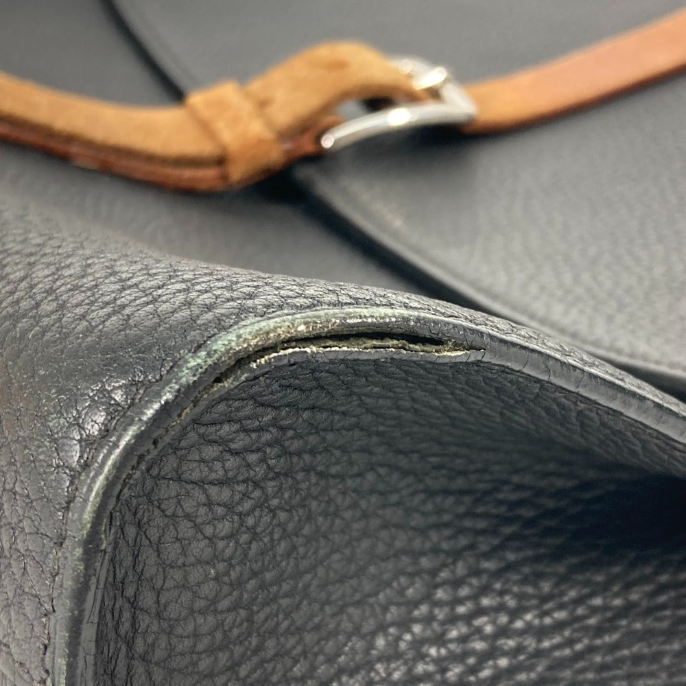HERMES カバン エトリヴェールドキュメント ハンドバッグ ビジネスバッグ フィヨルド メンズ ブラック - brandshop-reference