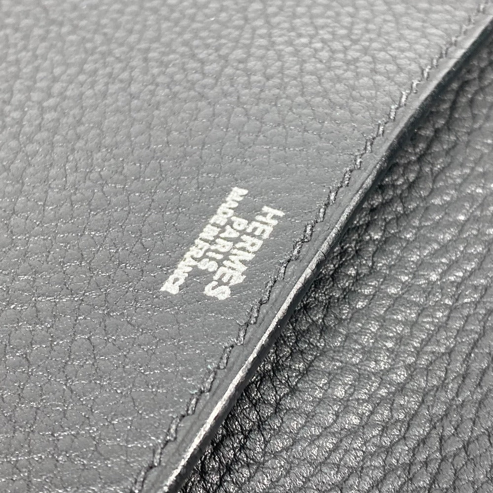 HERMES カバン エトリヴェールドキュメント ハンドバッグ ビジネスバッグ フィヨルド メンズ ブラック - brandshop-reference