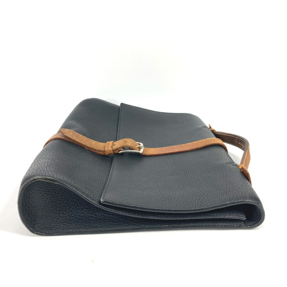 HERMES カバン エトリヴェールドキュメント ハンドバッグ ビジネスバッグ フィヨルド メンズ ブラック - brandshop-reference