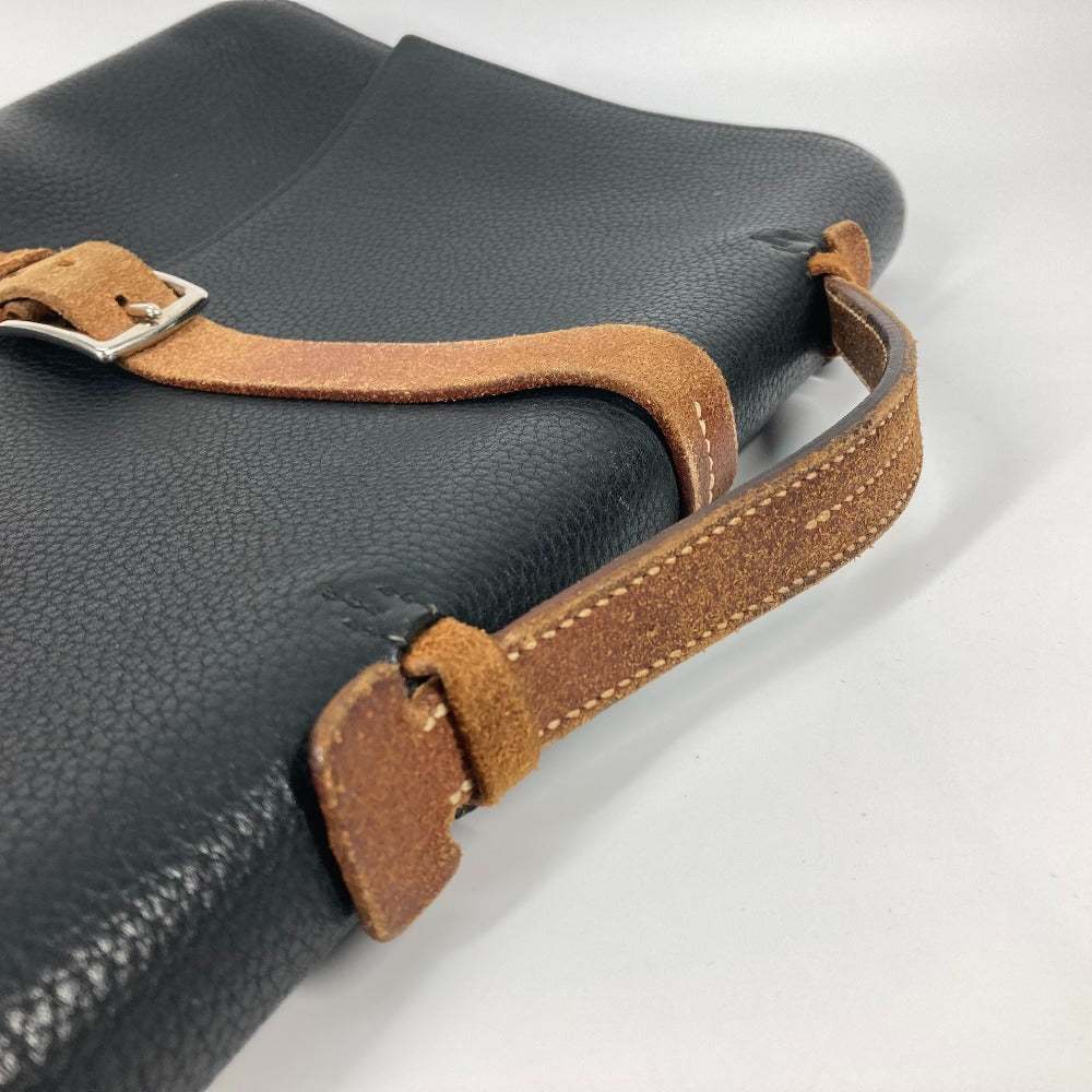 HERMES カバン エトリヴェールドキュメント ハンドバッグ ビジネスバッグ フィヨルド メンズ ブラック - brandshop-reference