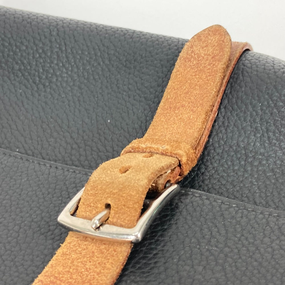 HERMES カバン エトリヴェールドキュメント ハンドバッグ ビジネスバッグ フィヨルド メンズ ブラック - brandshop-reference