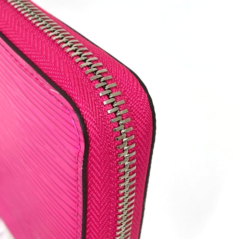 LOUIS VUITTON M82050 Epi Zippy Wallet, Round Zipper Long Wallet, Epi Leather, Women's, Rose Miami Pink